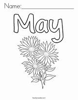 Months Year Coloring Pages Color Getcolorings sketch template