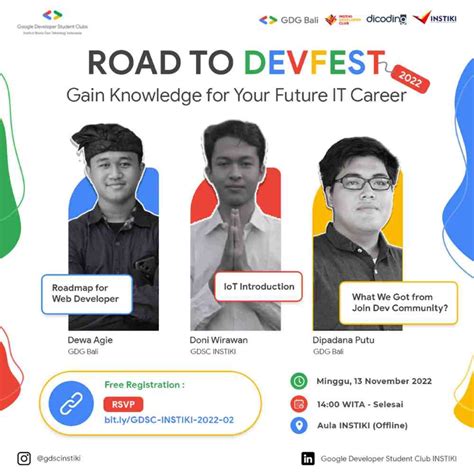road  devfest instiki gain knowledge   future  career dicoding indonesia