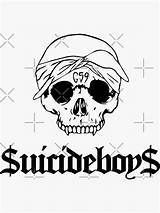 G59 Suicideboys Redbubble Features sketch template