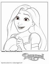 Rapunzel Raiponce Enrolados Rostos Dessins Coloriages Tangled Desenhar Pascal Princesse Scène Superbe sketch template