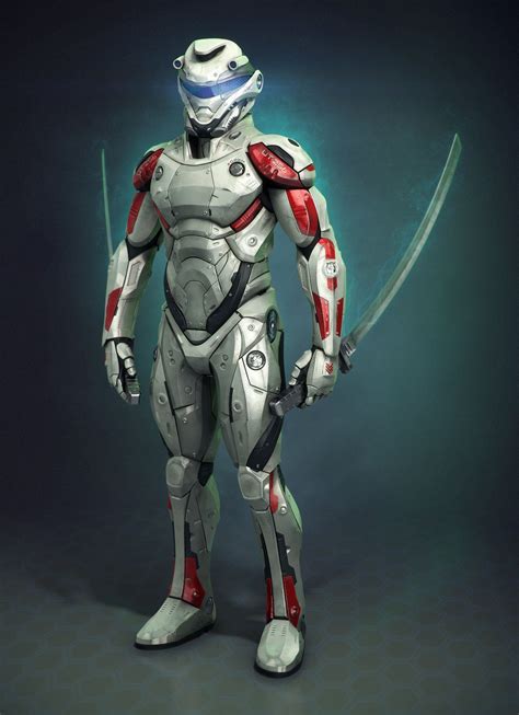 modern soldier pascal ackermann futuristic armour sci fi armor