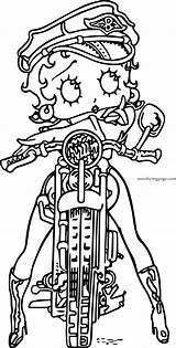 Pages Coloring Betty Boop Colouring Wecoloringpage Books Adult Tattoos Bike Color sketch template
