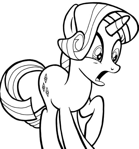 pony coloring pages  girls print