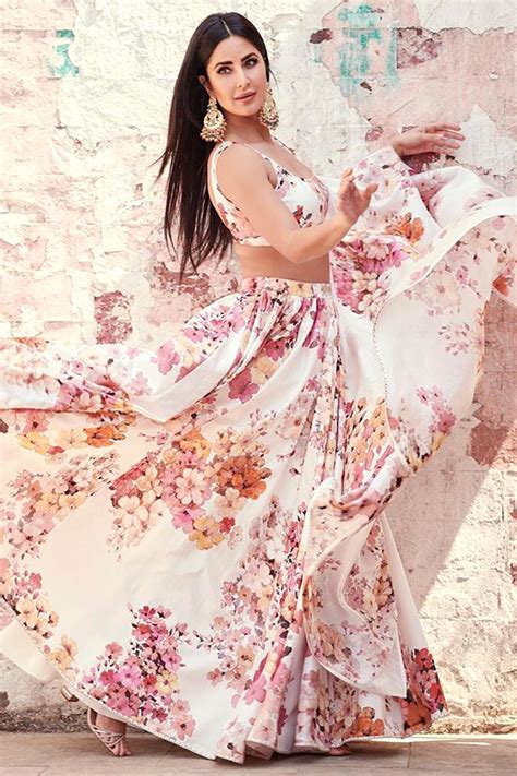 Katrina Kaifs Floral Lehenga Choli Is Just Perfect For Summer