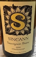 Image result for Sineann Sauvignon Blanc. Size: 117 x 185. Source: www.intowine.com