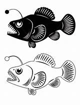 Fish Clip Angler Pages Coloring Getcolorings sketch template