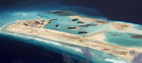 chinese artificial island landing strip breaking defense defense industry news analysis