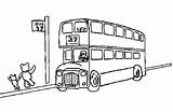 Bus Stop Coloring Pages Color Sheet Tocolor Place sketch template