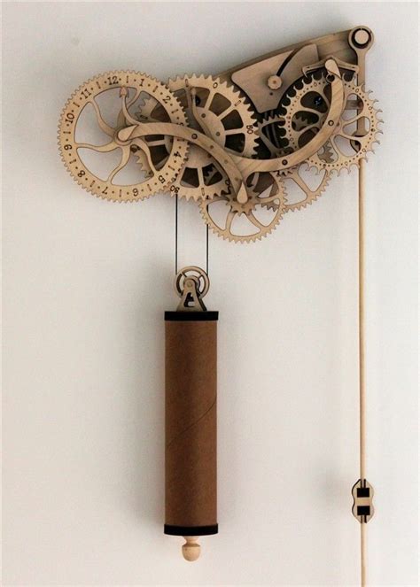 abong diy laser cut wooden wheeled mechanical pendulum