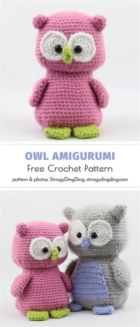 charming amigurumi owls  crochet