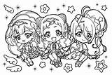 Precure Pages Suite プリキュア 塗り絵 Template Coloring イラスト Hugtto sketch template