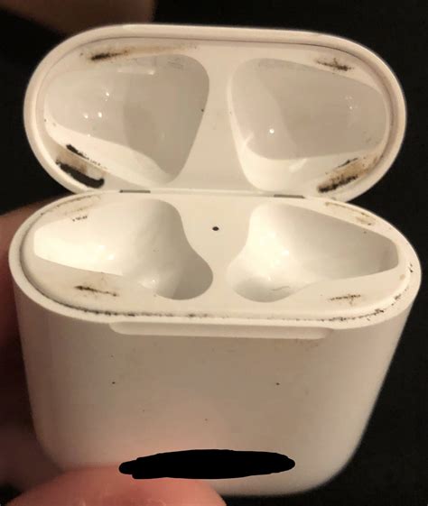 airpods case  burn marks apple community