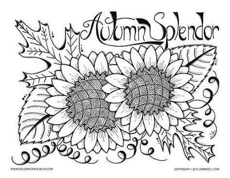image result  autumn floral coloring pages adult coloring pages