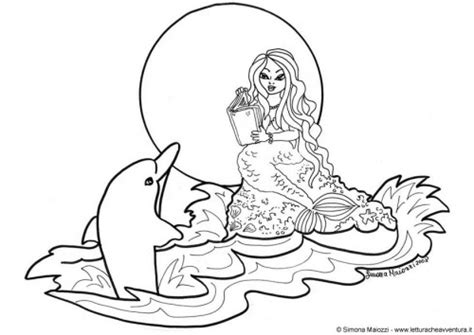 coloring page mermaid  dolphin digis stamps   pintere