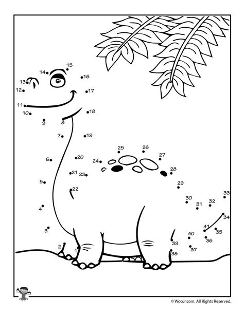 dinosaur dot  dots printable activity pages dinosaur worksheets