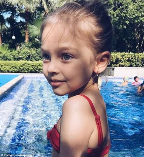 Eight Year Old Hailed Themost Beautiful Girl In Russia Anna Pavaga