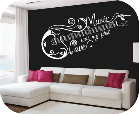 vinilos decorativos motivo musicales rotulados paredes rock bs  en mercado libre