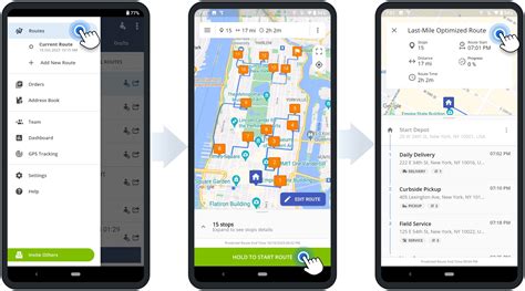 start navigate complete multi stop routes route planner app
