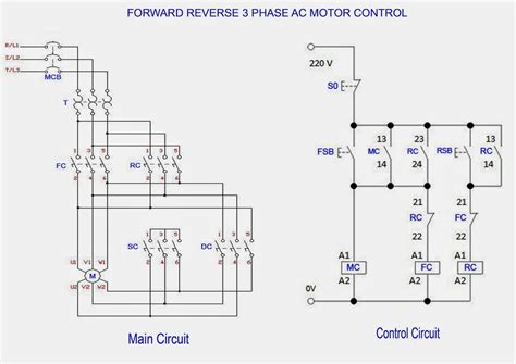 basic ac motor control circuit diagram