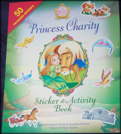 temporary waffle princess charity sticker  activity book