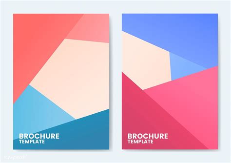 premium vector  modern colorful brochure template design