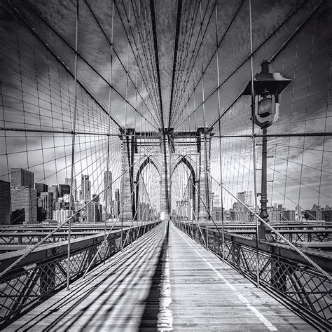 artland qualitaetsbilder  wandbild  york city poster schwarz weiss