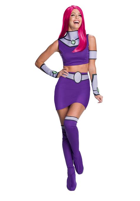 teen titan starfire costume for women