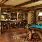 custom lake house traditional basement calgary  douglas homes