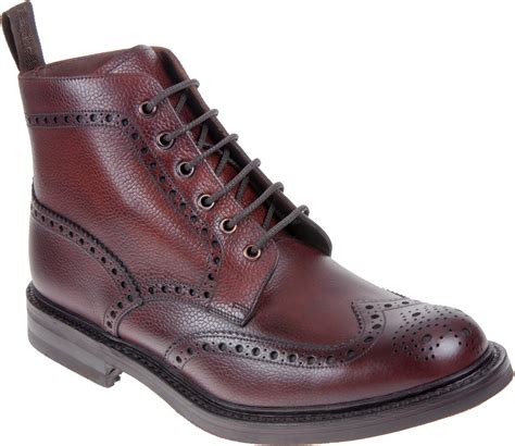loake bedale oxblood grain formal boots humphries shoes
