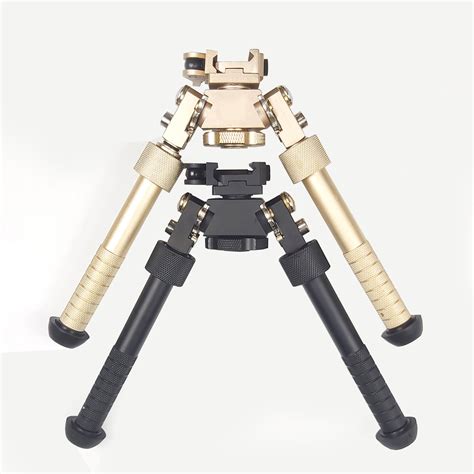 atlas style bipod  degree adjustable   tactical rifle bipod pivot rotatingbipods