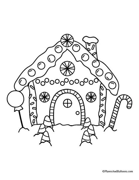 gingerbread house coloring pages  printable  printable