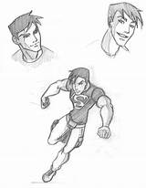 Superboy Sketches Deviantart sketch template