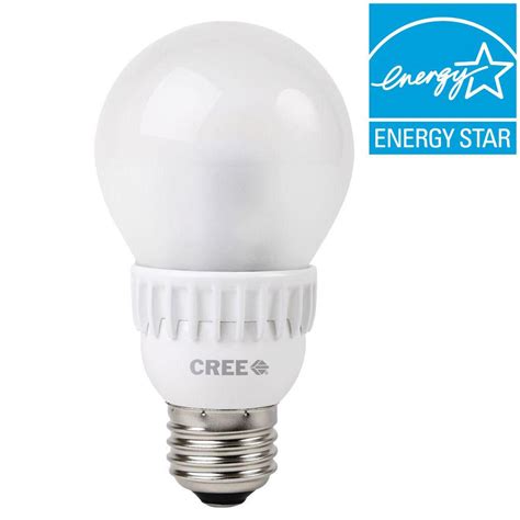 cree  equivalent daylight   dimmable led light bulb ba omf de