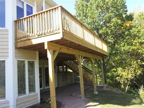 vk builders custom home builder wood deck plans decks backyard  story deck