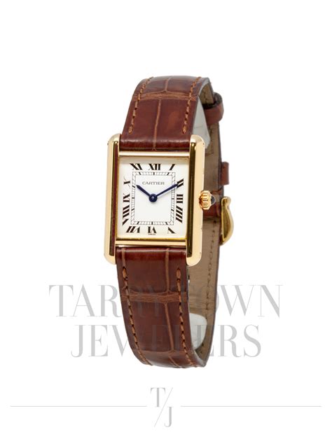 cartier pre owned watches tank quartz tarrytown jewelers