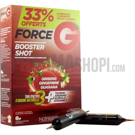 force  booster shot nutrisante complement energisant  stimulant