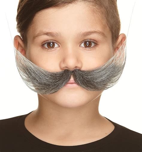 mustaches fake mustache costume accessory  kids small walrus false