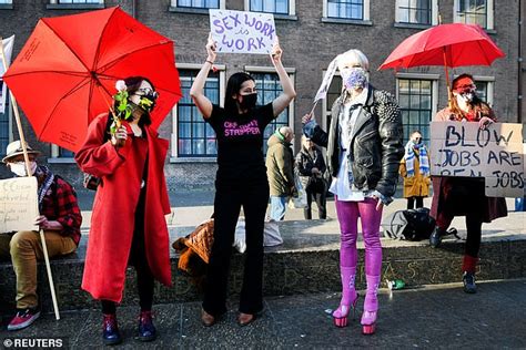 dutch prostitutes demand the right to get back to work as