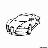Bugatti Veyron Kleurplaat Chiron Lamborghini Voiture Centenario Colors Imprimé sketch template