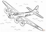 Bomber Lancaster sketch template