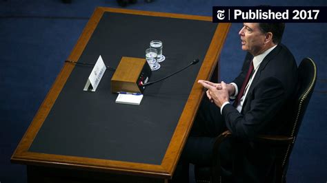 Comey Disputes New York Times Article About Russia Investigation The