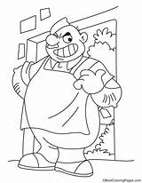 Servant Coloring Pages sketch template