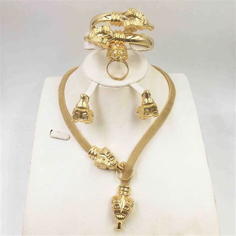 wholesale  dubai gold jewelry womens fashion necklace boutique