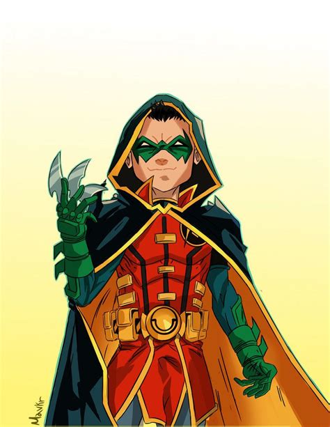 damian wayne robin by mavkr with images robin