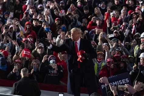 trump rallies caused    covid  cases   led   deaths study finds