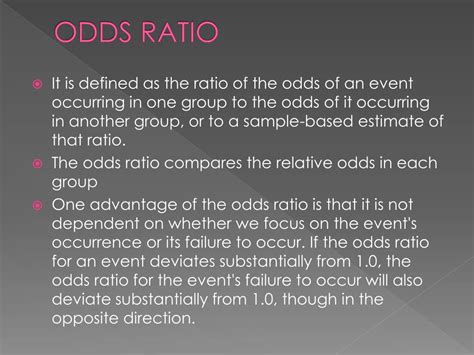 odds ratio powerpoint    id