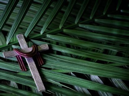 silver cross palm sunday branches motion worship worshiphouse media