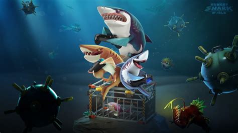 hungry shark world  sharks gameplay  youtube