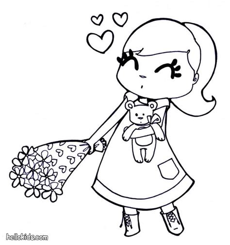valentine coloring pages  coloring home