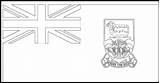Falkland Montserrat Flags Cayman Detailed Following Flagsweb sketch template